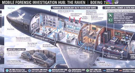 The Raven cutaway diagram